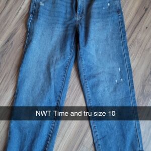 Time and Tru Blue Ankle & Cropped Jeans
